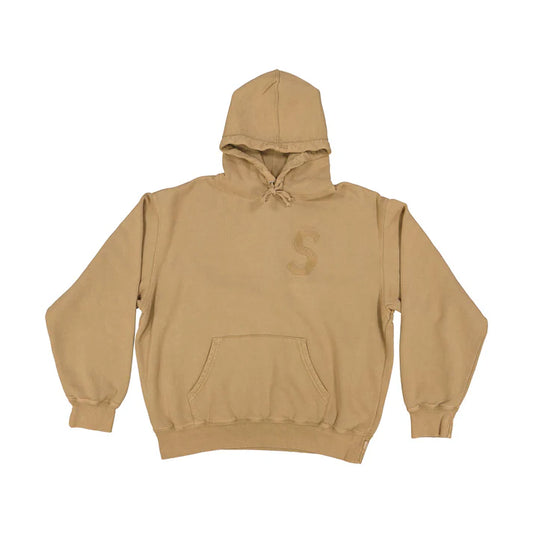 Supreme Overdyed S Logo Hoodie "Tan" (SS23)