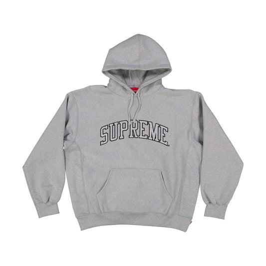 Supreme Metallic Arc Hooded Sweatshirt "Heather Grey" (SS23)