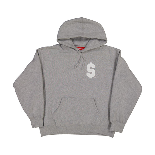 Supreme "$" Hooded Sweatshirt L/S (SS24) "Heather Gray"