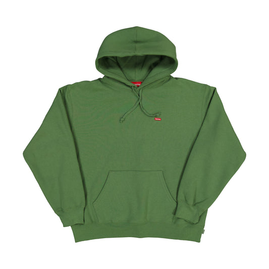 Supreme Small Box Hooded Sweatshirt L/S (SS24) "Dusty Green"