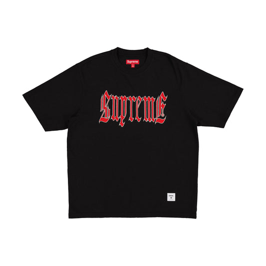 Supreme Old English S/S Top (SS24) "Black"