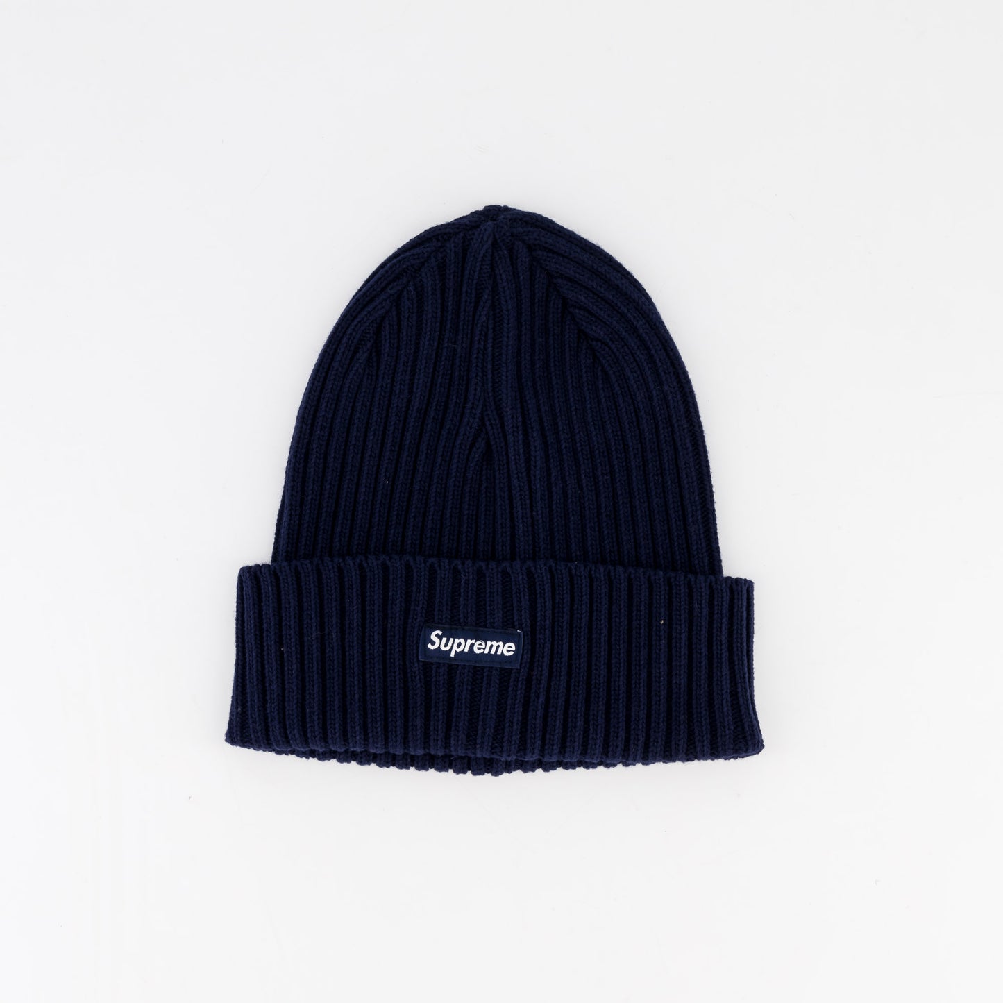 Supreme Overdyed Beanie (SS24) "Navy"