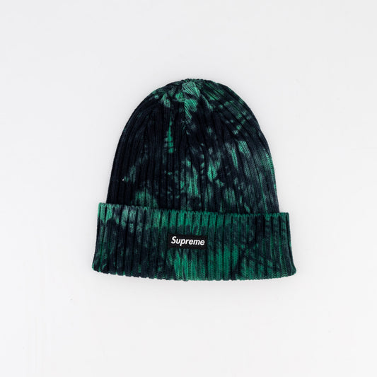 Supreme Overdyed Beanie (SS24) "Splatter Green"