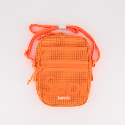 Supreme Shoulder Side Bag '3M Reflective Grid' Orange (SS24)