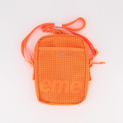 Supreme Shoulder Side Bag '3M Reflective Grid' Orange (SS24)