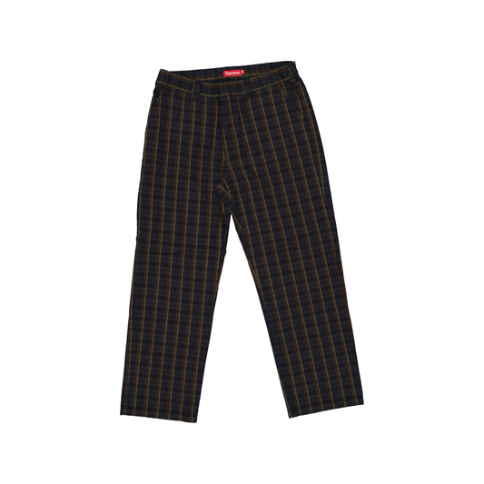 Supreme Work Pant Plaid S/S23