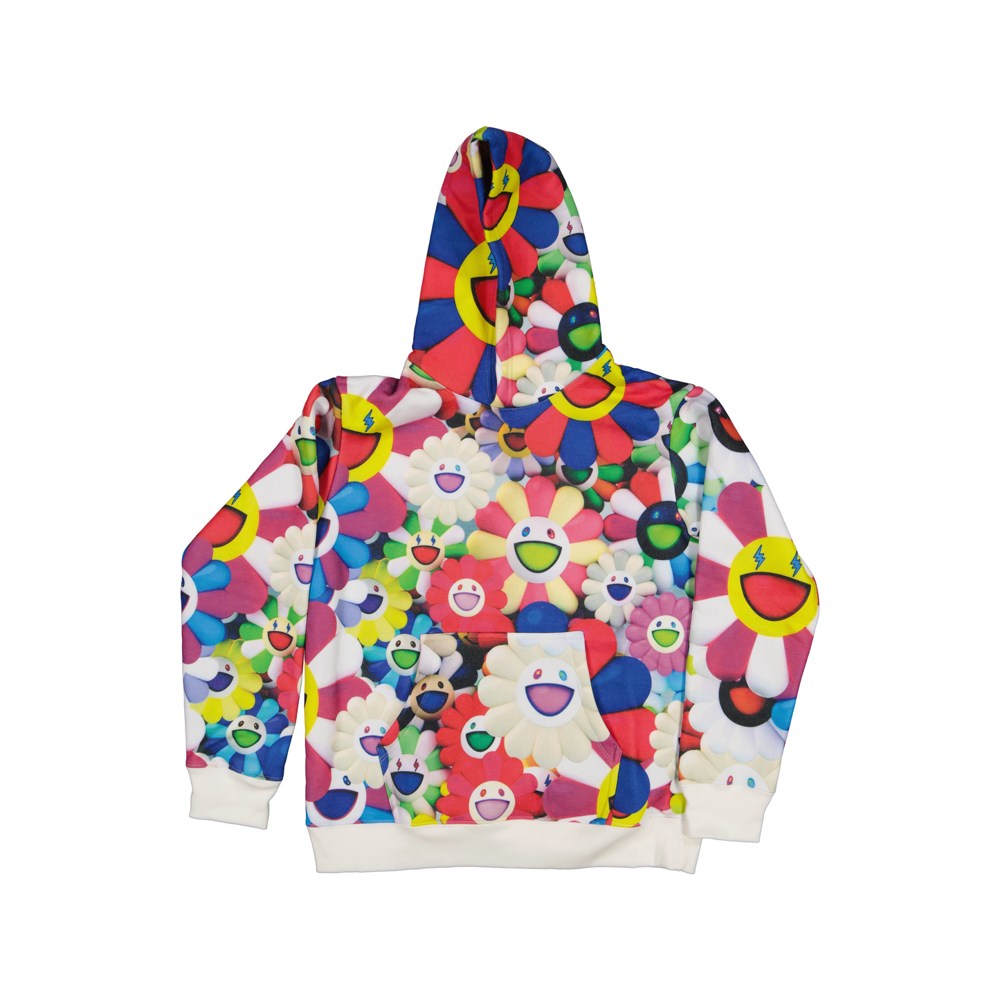 J Balvin x Takashi Murakami "All Over Flowers" hoodie