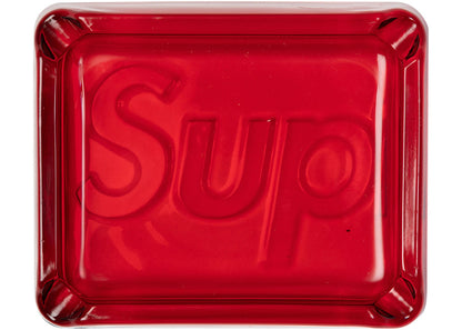 Supreme Debossed Glass Ashtray 'Red' (SS23)